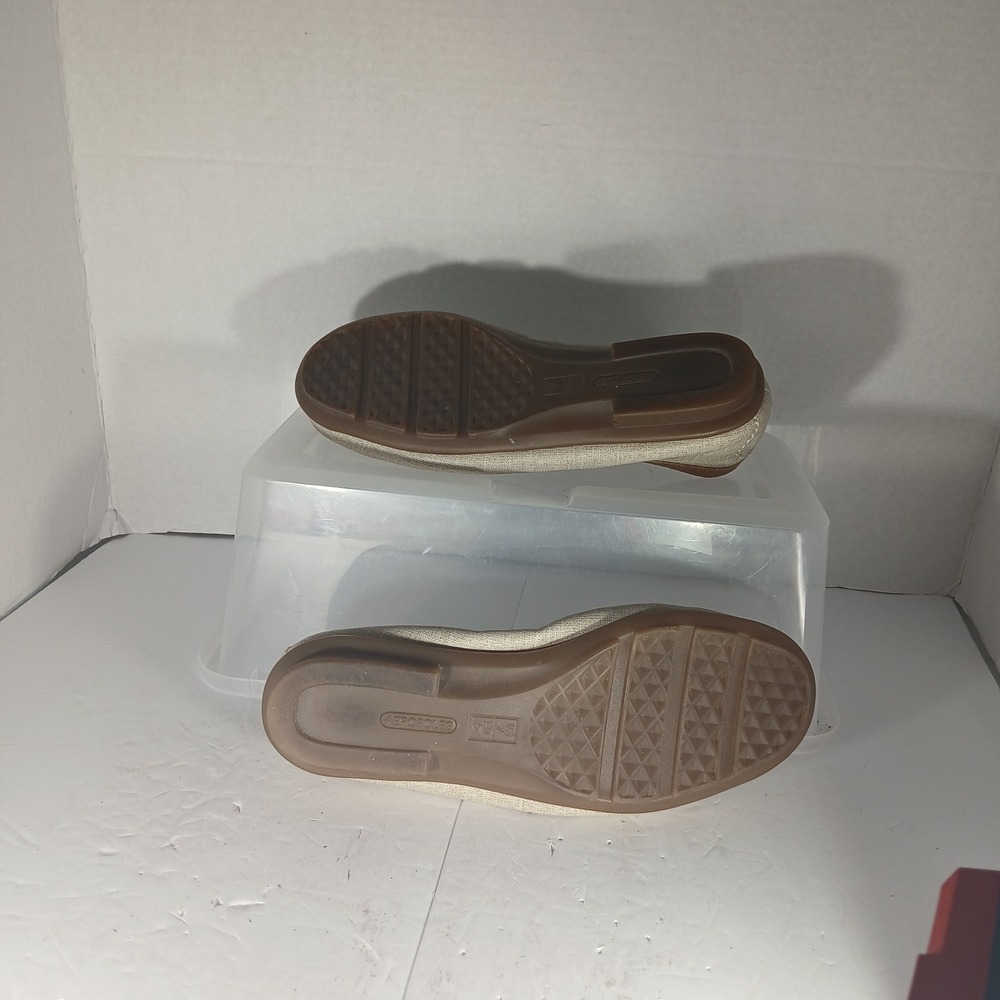 Aerosoles Manuscript Loafers 7M Beige Tan Bit Hardware Preppy Officecore Flat‎ - Picture 8 of 10